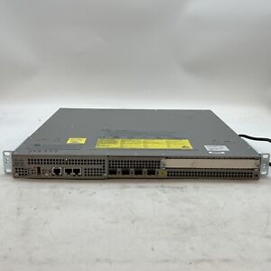 Cisco ASR1001 V02 Aggregation Service Router Dual Power. Tested for Power.