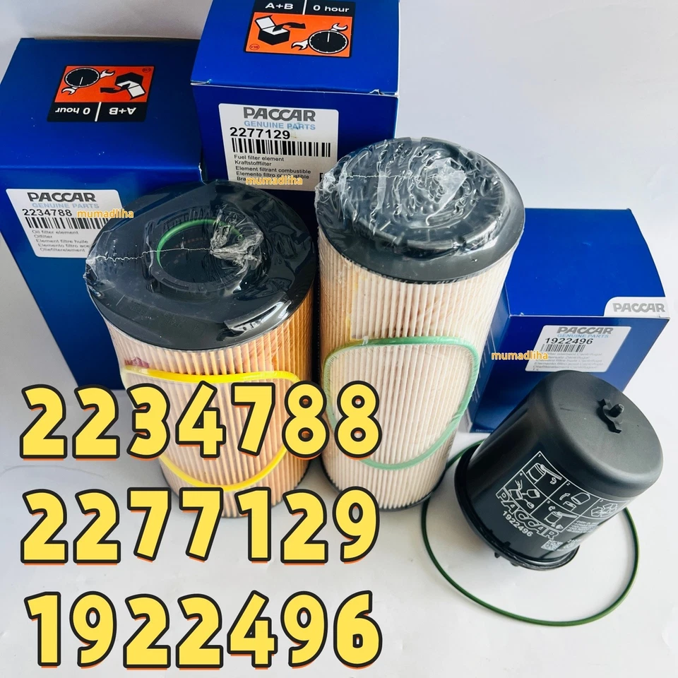 New PACCAR Oil & Fuel Filter Kit Fits For MX-13 Engine 2277129 1922496 2234788 - Изображение 1 из 4