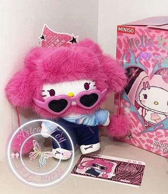 MINISO HELLO KITTY POP STAR SERIES PLUSH CONFIRMED FIGURE- GLINT - Image 1 of 4