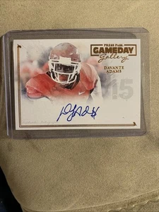 2014 Press Pass Davante Adams GAMEDAY GALLERY ON CARD AUTO Rams - Picture 1 of 2
