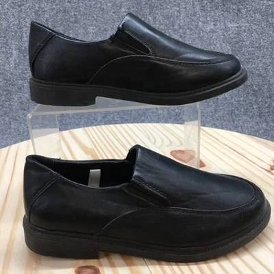 Cherokee Zapatos Juveniles 3 Mocasines Negro Imitación Cuero Informal Cómodo Punta Redonda Baja Foto 1 de 4