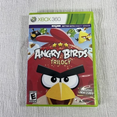 Angry Birds Trilogy (Microsoft Xbox 360, 2012) Complete CIB - Image 1 of 4