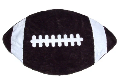 Tender Kisses Marrón Fútbol Felpa Bebé Manta Seguridad Lovey Foto 1 de 3