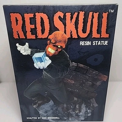 ESTATUA CALAVERA ROJA DE MARVEL DE SAM GREENWELL DIAMOND SELECT Edición Limitada NUEVA Foto 1 de 4