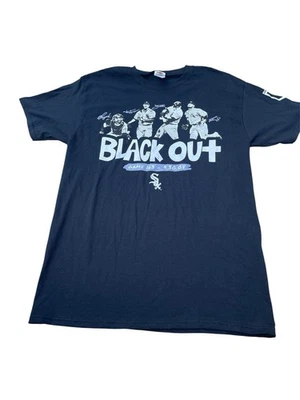 Chicago White Sox Black Out Game 163 SGA T-Shirt Ken Griffey Jr 9/30/08, Size M - Image 1 of 4
