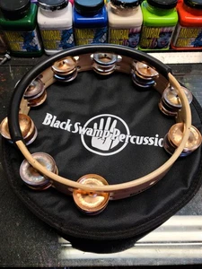 Black Swamp Percussion TSPD-CHBRZ Session Tambourine W/case - Foto 1 di 2