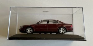 PAUL’S MODEL ART MINICHAMPS 1/43 AUDI A8 RUBY RED METALLIC - DESIGNED IN GERMANY - Picture 1 of 6