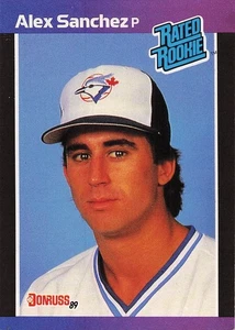 1989 Donruss - Rated Rookie Alex Sanchez #47 *Denotes* Next to PERFORMANCE - Picture 1 of 2