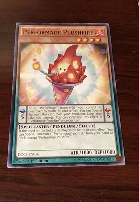 Performage Plushfire -DOCS-EN016 - Common - 1st Edition - NM - YuGiOh! - Image 1 of 2