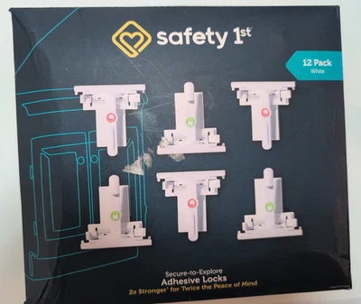 Cerraduras adhesivas Safety 1st Secure-to-Explore 12 cerraduras nuevas en caja  Foto 1 de 4