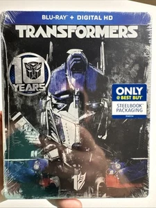 Transformers 10th Anniversary Steelbook Bestbuy Exclusive (Blu-Ray + Digital HD) - Picture 1 of 6