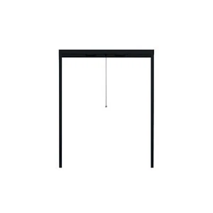B-WARE Fliegengitter Insektenschutz Fenster Rollo Alurahmen 100 x 160 anthrazit - Bild 1 von 5