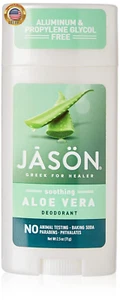 Aluminum Free Deodorant Stick, Soothing Aloe Vera, 2.5 Oz (Packaging May Vary) ⭐ - Picture 1 of 5