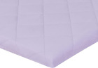 Pastel Lavender Purple Pack N Play Quilted Mattress Sheet – Ultra-Soft, Comforta
