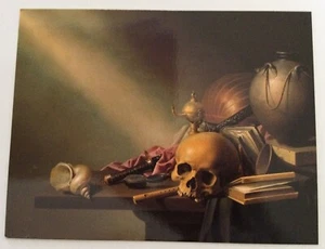 NATIONAL GALLERY Postcard STILL LIFE: An Allegory Of The Vanities Of Human Life - Foto 1 di 2