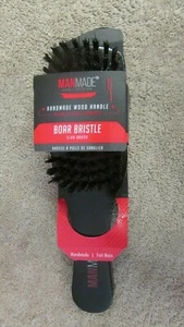 Spazzola per capelli club in setole di cinghiale artificiale - manico in legno - lunghezza 7" - Foto 1 di 4