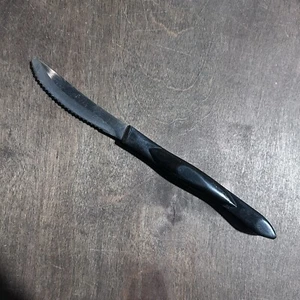 Cutco 1759 KU Serrated Steak Knife with Brown Swirl Handle - Picture 1 of 5