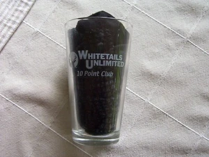 Deer Hunters Bier Trinkglas Whitetails Unlimited Buck Rack Ten Point Club - Bild 1 von 12
