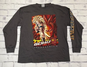 Dragonball Z Shirt Youth Large Gray Y2k 2003 Goku Super Saiyan DBZ - Picture 1 of 10