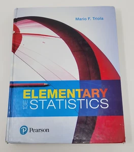 Elementary Statistics by Mario Triola (2017, Hardcover) - Picture 1 of 5