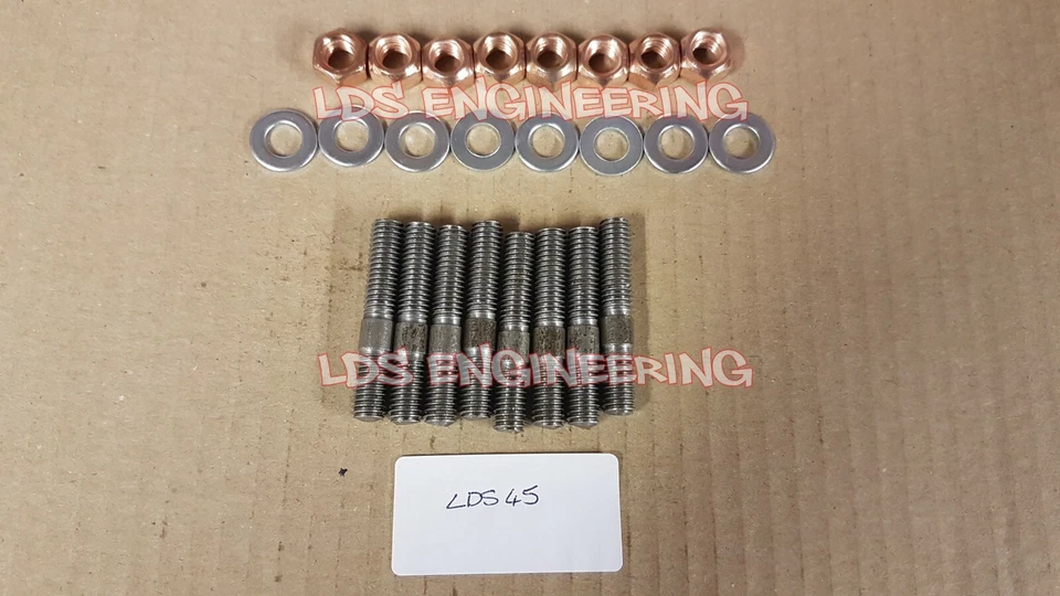 Fiat 1.4 8v FIRE 500 Doblo Grand Punto Panda Qubo Exhaust stud + Nut kit / set — 第 1/1 张图片