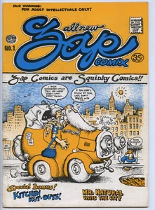 ZAP COMIX #1 (3rd) - 6.5, OW-W - Entire book by Crumb - Picture 1 of 2