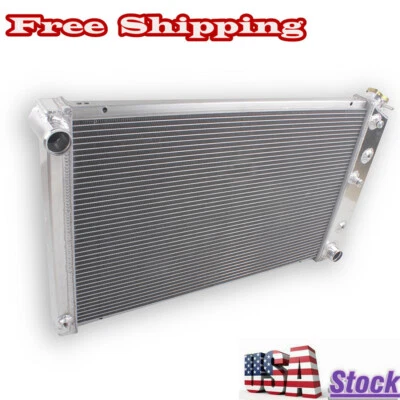 4Row Aluminum Radiator For 1969-1988 1970 1972 Chevy Camaro/Impala/Cutlass CC162 Foto 1 de 4