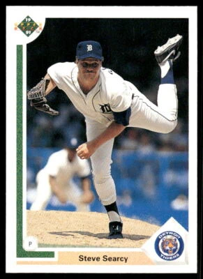 Steve Searcy 1991 Upper Deck #338 Detroit Tigers - Image 1 of 2