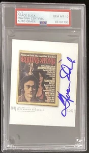 Grace Slick Signed Cut Rolling Stone Jefferson Airplane Autograph PSA/DNA Gem 10 - Picture 1 of 4