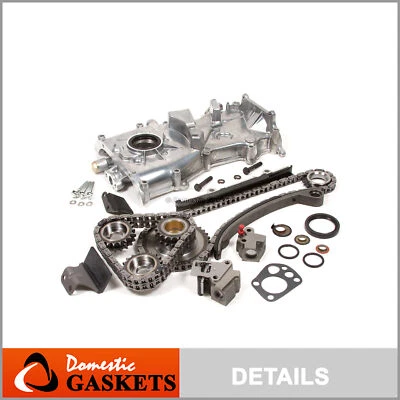 Fit 93-97 日产 Altima 2.4L DOHC 定时链油泵套件 KA24DE — 第 1/4 张图片