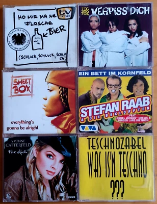 6 Maxi-CDs++STEFAN RAAB (2x), TIC TAC TOE, SWEET BOX, TESCHNOZABEL,Y. CATTERFELD - Bild 1 von 2
