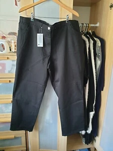 Brand New Womens Black Trousers Size 28 - Picture 1 of 1