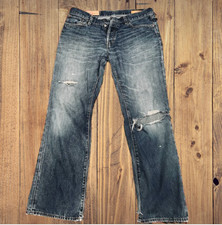Gap Men's "1969" Low-Rise, Boot Fit, Button-Fly Blue Jeans - 35 waist /32 inseam