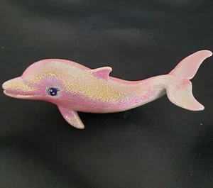 Ersatz Mattel Pink Sparkle Dolphin Merliah Mermaid Tale 4,5" Barbie Glitzer - Bild 1 von 9