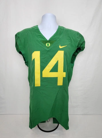Oregon DUCKS Football TEAM ISSUED Nike PRACTICE JERSEY  #14      Men's  38 Cover