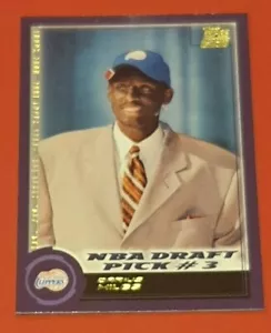 2000 Topps NBA Draft Pick #3 Darius Miles Rookie Card - Los Angeles Clippers - Imagen 1 de 1