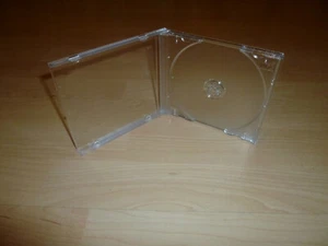 50 CD Hüllen durchsichtig transparent Case Cases Hülle Maxi Breite 10mm 1cm Neu - Photo 1/1