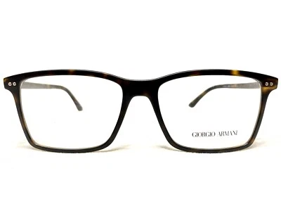 NEW Giorgio Armani AR7057 5089 Mens Havana Rectangle Eyeglasses Frames 53/16~140 - Image 1 of 4