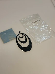 QVC Steel by Design Clear Waves Pendant - Picture 1 of 2