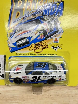 Carro de metal fundido Nascar Team calibre Jerry Lewis MDA #21 Ford Taurus escala 1/64 - Imagem 1 de 4