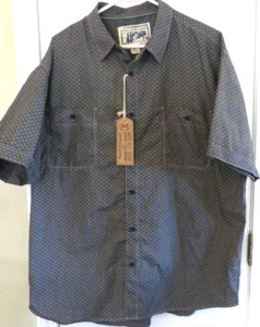OFCL Seven, Most Men’s 3XL Button Up Shirt, Grey Short Sleeve - Picture 1 of 4