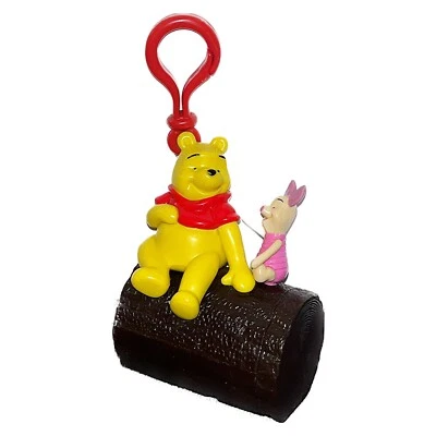 Winnie Pooh Anhänger Vintage Disney Piglet Ferkel Retro Rare Toy Bär keychain - Bild 1 von 4