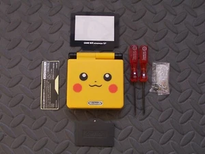 Game Boy Advance SP Ersatzgehäuse Pokemon gelb und schwarz - Bild 1 von 2