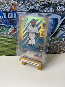 Topps Match Attax Extra 2022/23 2023 Camavinga Real Madrid Blue Limited Edition - Picture 1 of 2