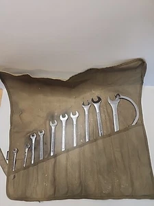 Nicholas Military Wrench Canvas Holder With Wrenches Se Shin And Other Wrenches - Picture 1 of 8