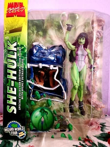 Figura de acción exclusiva Diamond Select Marvel SHE-HULK Wizard World Con nueva - Imagen 1 de 14