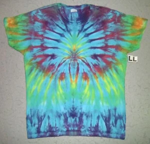 CAMISETA TIE DYE MUJER RAINBOW MANDALA - Imagen 1 de 7