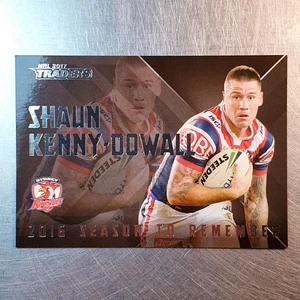 2017 NRL Traders Season to Remember Card SR27 Shaun Kenny-Dowall Roosters - Bild 1 von 2