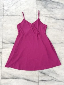 Wild Fable Dress Pink Ribbed Wrap Sleeveless Empire Waist Stretch Women 4X Boho - Picture 1 of 8