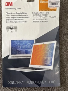 3M Gold Privacy Filter for MacBook Air 13.3” – Model GPFMA13 – Brand New - Picture 1 of 2